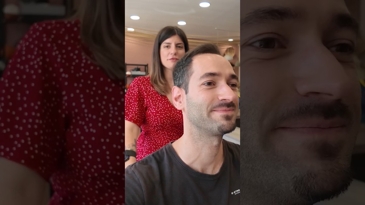 💈Satisfying Barbershop ASMR #haircut #shave #threading #relax #relaxing