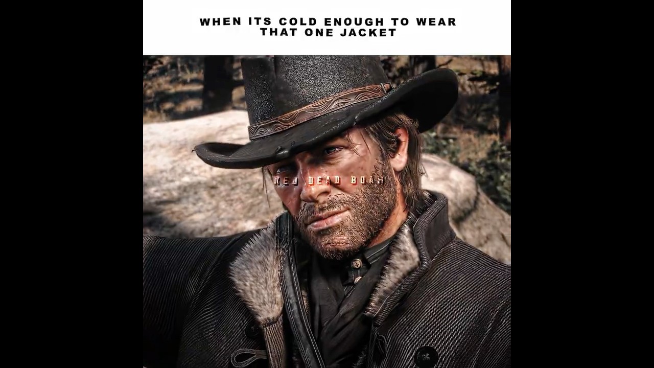 We All Have That One Jacket 🥶 [4k] | Red Dead Redemption II #shorts