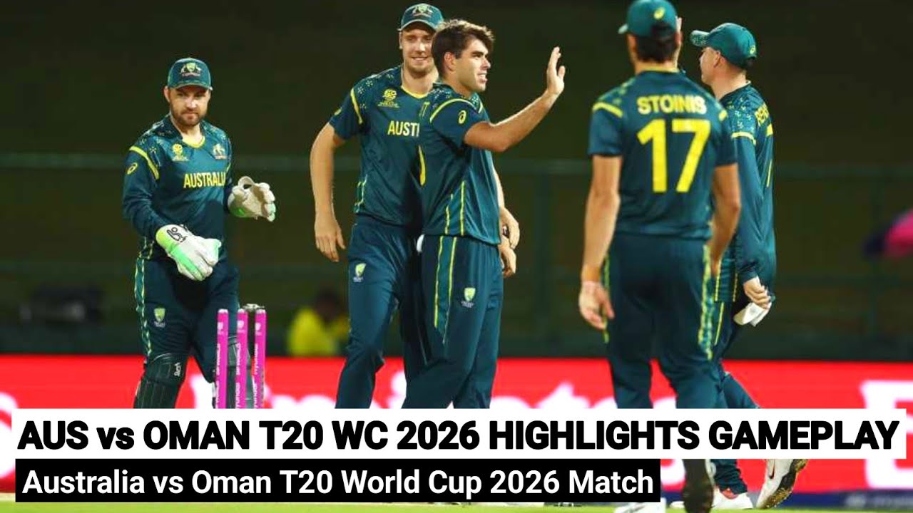AUS VS OMAN T20 WORLD CUP 2026 HIGHLIGHTS GAMEPLAY | AUSTRALIA VS OMAN TODAY MATCH HIGHLIGHTS 