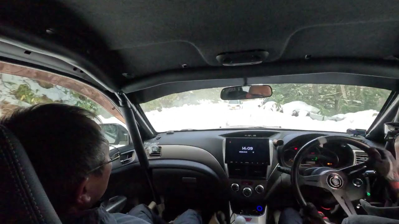 御岳スノーランド 20260110 Cコース上り VIVIO追走