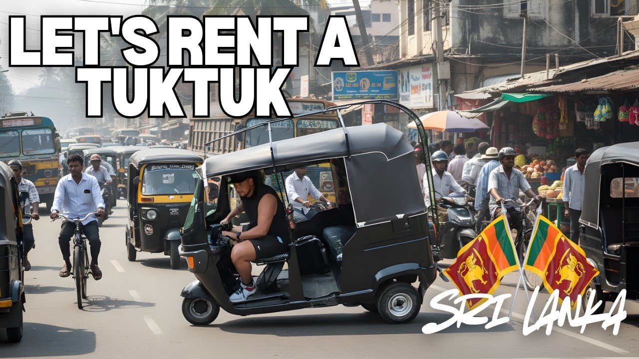 My First Time Driving a Tuk Tuk 🇱🇰 Kandy, Sri Lanka