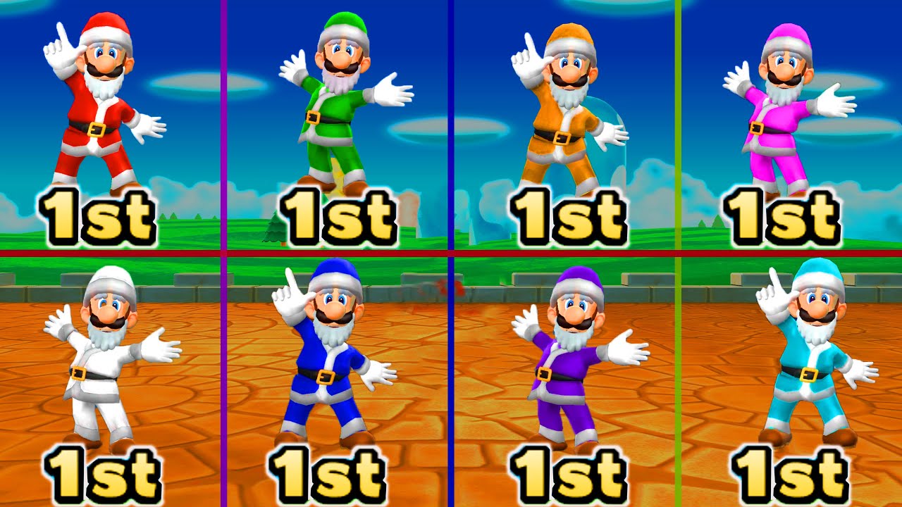 Mario Party 9 Garden Battle - All Luigi (Master Difficulty) #MarioGame