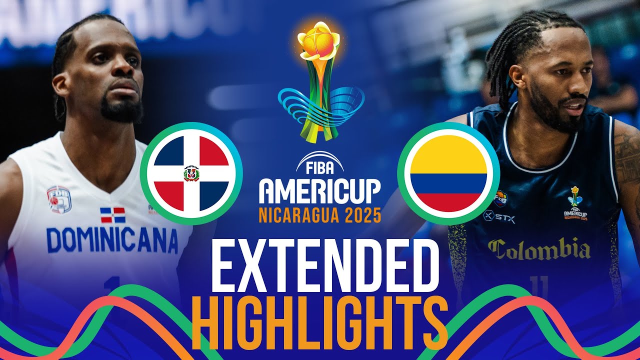 Dominican Republic 🇩🇴 vs Colombia 🇨🇴 | Extended Highlights | FIBA AmeriCup 2025