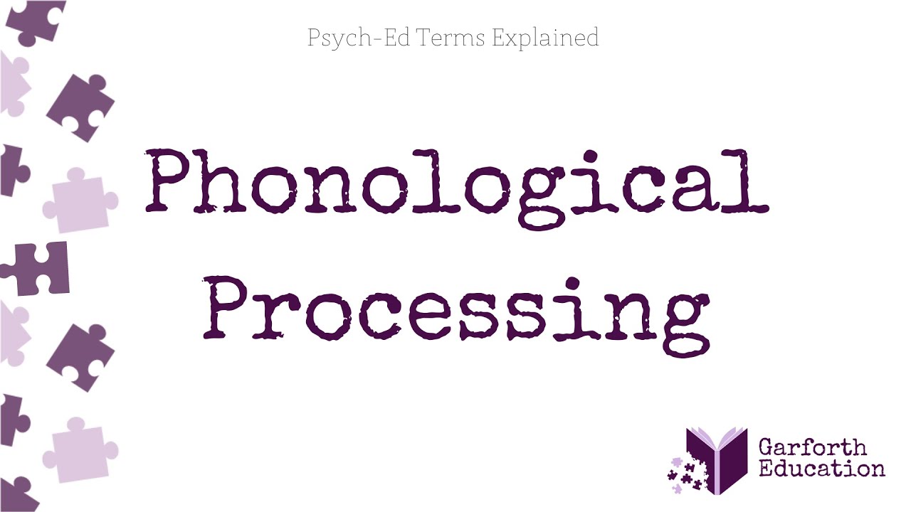 Phonological Processing