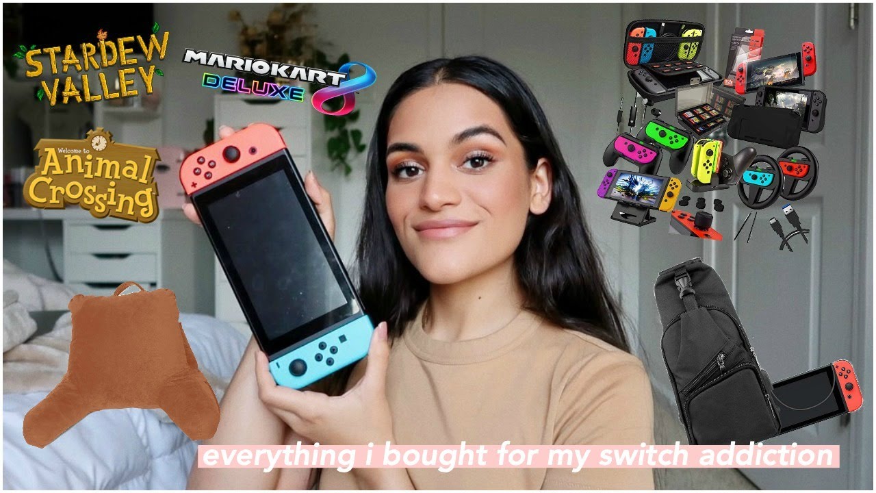everything i bought for my nintendo switch // amazon switch accessories unboxing & mini review