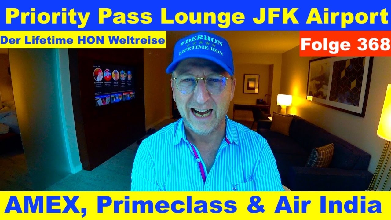 Solltest Du diese Lounge besuchen (AMEX, Primeclass & Air India JFK Airport) #Weltreise 368 #amex