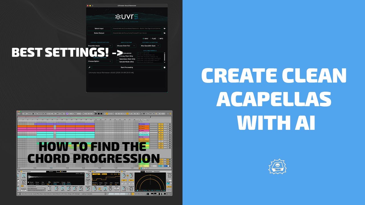 Create Hi-Quality Acapellas with Free AI & Finding the Chord Progression | Side Brain's Study Group