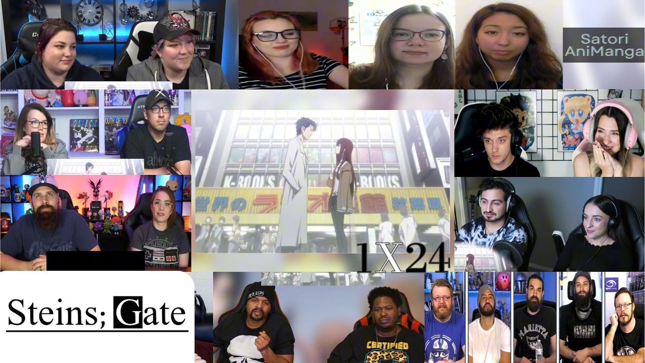 Steins;Gate Episode 24 Reaction Mashup