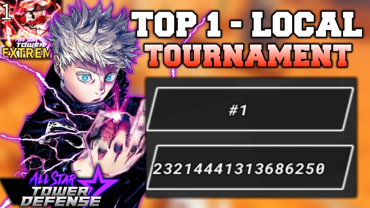 [New Tournament Week] How To Get TOP 1 Spot in The Local Tournament | All Star Tower Defense Roblox