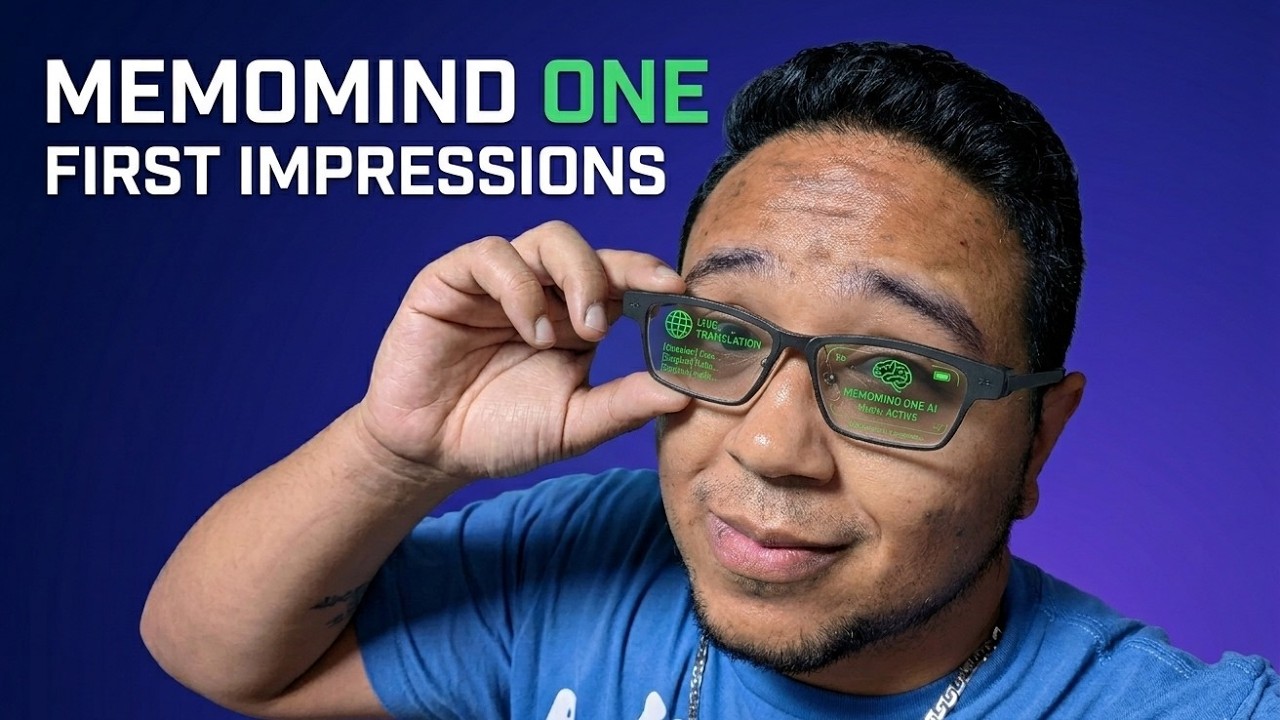MemoMind One First Impressions - Natural Looking AI Glasses