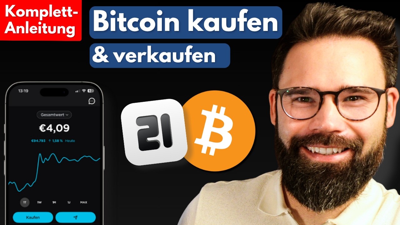 So einfach kaufst du Bitcoin mit 21bitcoin - alles erklärt