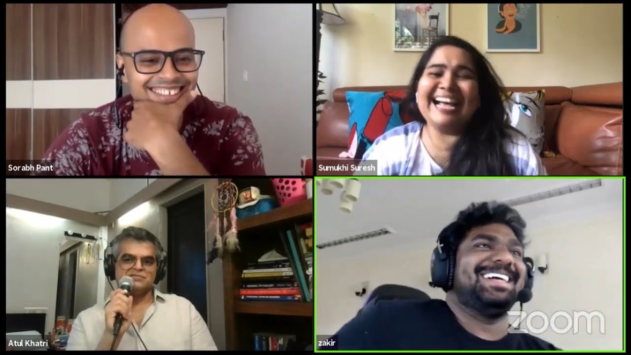 Zakir Khan, Atul Khatri, Sumukhi Suresh | Hecklers Indian Audiences Zakir Shayari | Wake Up W Sorabh