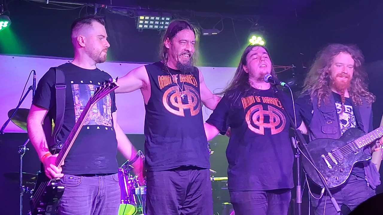 DAWN OF DARKNESS LIVE AT THE S8 UNDERGROUND CLUB BUDAPEST 07/02/2026 (thrash/groove metal)