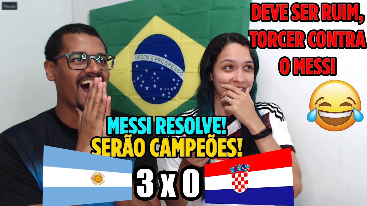 REACT ARGENTINA 3 X 0 CROACIA - ARGENTINA ESTA NA FINAAAAL