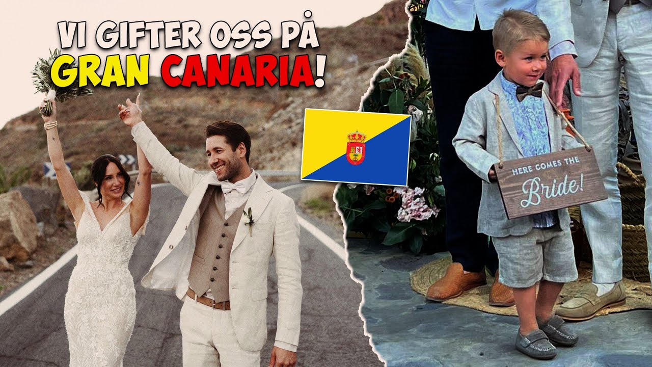 Br&ouml;llop p&aring; Gran Canaria! Jag var ringb&auml;rare! VLOGG