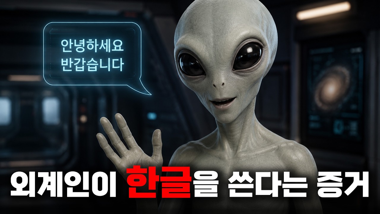 외계인이 한글을 쓴다?