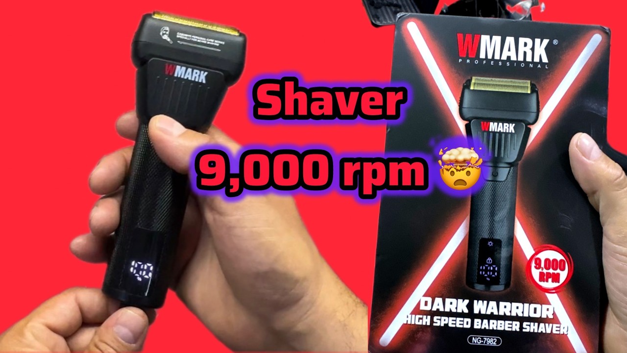 🔥La Mejor Shaver para Barbero? WMARK NG-7982: #shaver #wmark #rpm #ng7982 #9000uk #barbershop #motor