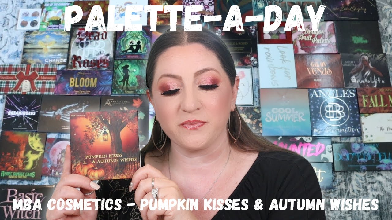 Palette-A-Day –MBA Cosmetics Pumpkin Kisses & Autumn Wishes – Full Swatches, Look & Review