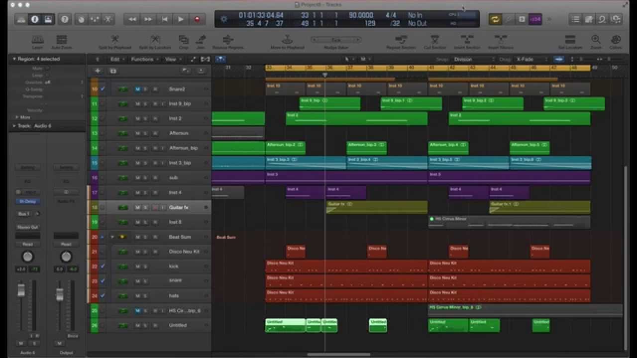 Logic Pro X - Automating Fades
