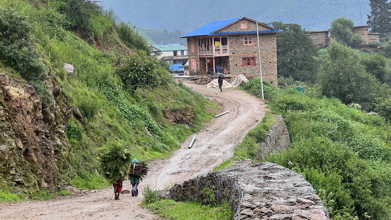 Simple Nepali Mountain Village Life || Natural Beauty of Rural Nepal || IamSuman