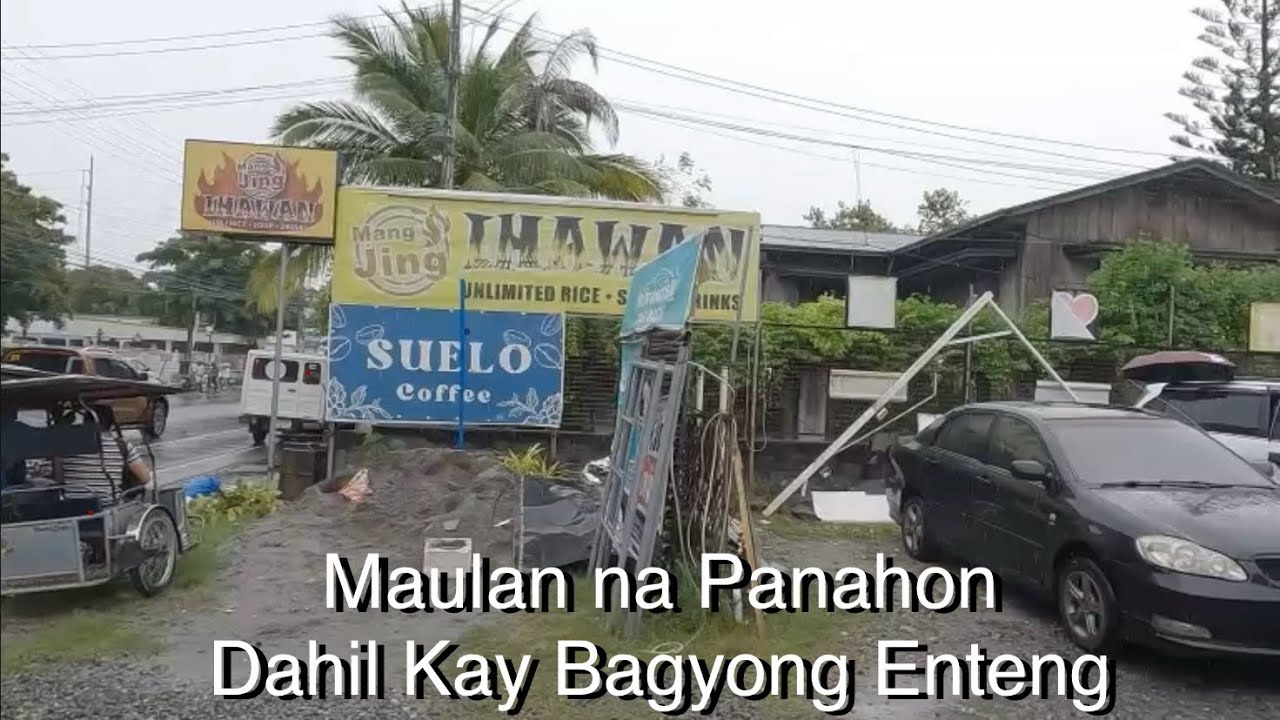 Maulan na Panahon sa San Fernando Pampanga Dulot ng Bagyong Enteng