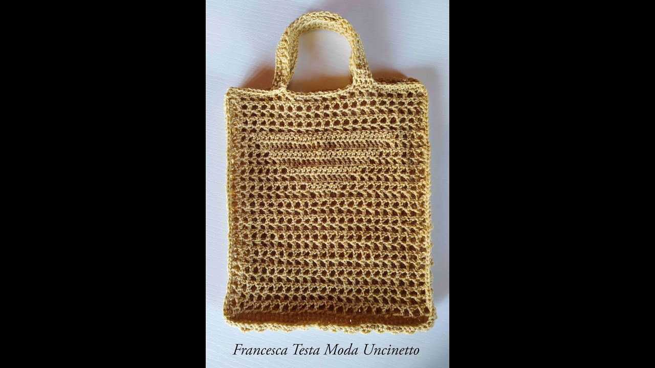 Come realizzare una borsa a uncinetto!