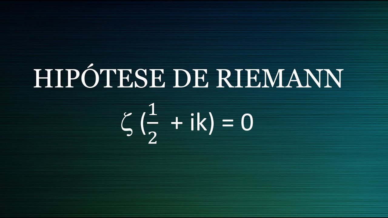 HIPÓTESE DE RIEMANN