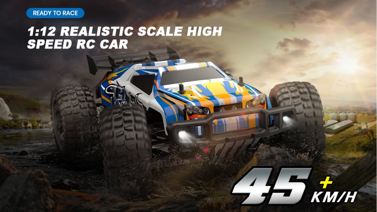 $89.99 - Holyton 9205E Remote Control Car 1:12 Scale RC Cars 45 KMH High Speed 40min Amazon.com USA