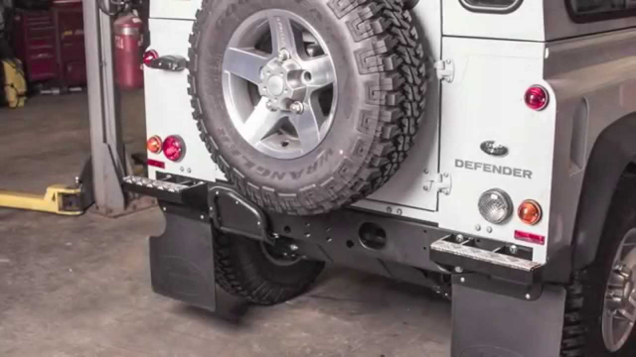 Installing Rear Bumperettes on a Defender 90