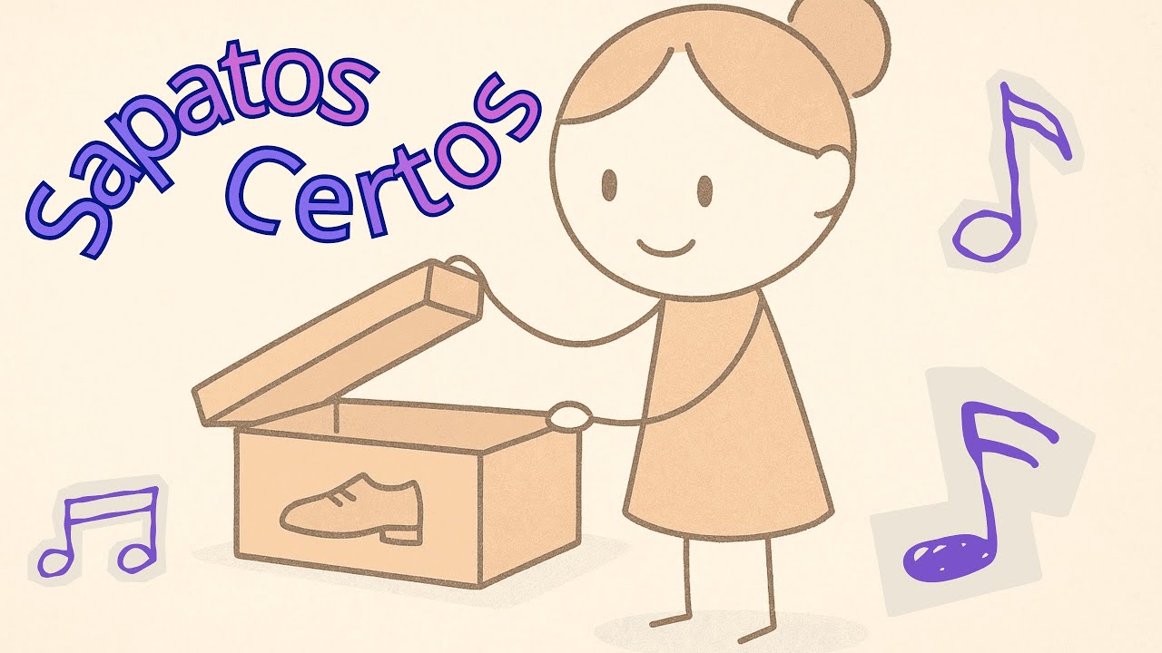 Sapatos certos = mente certa. É sobre saúde emocional. Música 