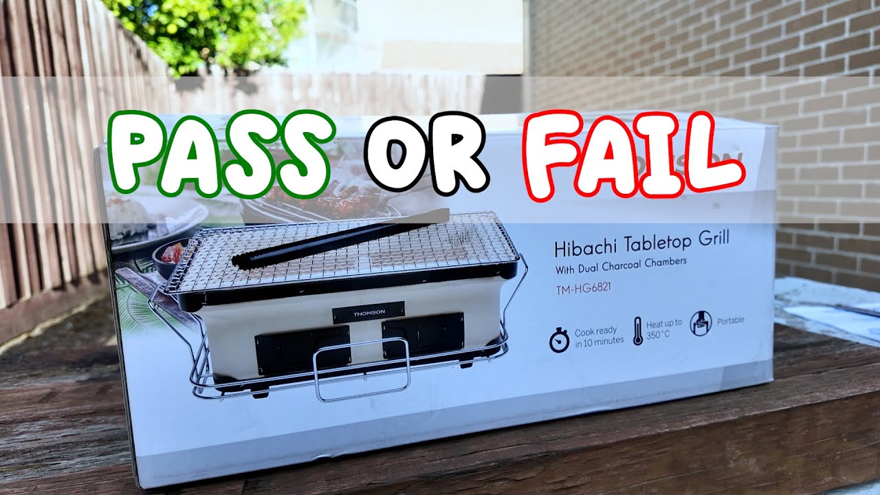Hibachi Tabletop Grill Perfect to Korean BBQ | Unboxing & Barbequing