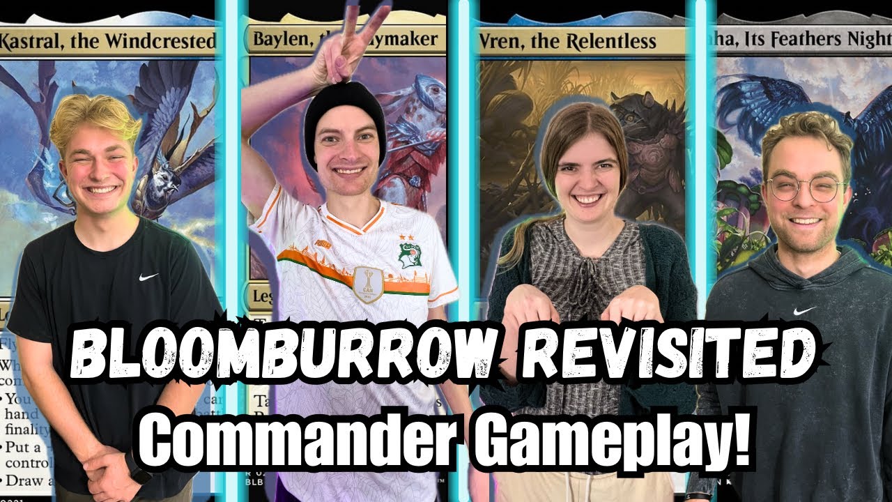 Clean Fair Magic Commander Gameplay #8 | Bloomburrow Revisited:Maha vs. Vren Vs. Baylen Vs. Kastral