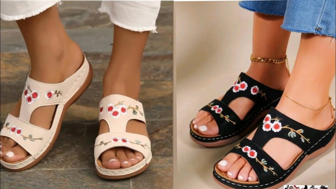 Hermosas IDEAS de sandalias CASUALES y CÓMODAS para DAMA