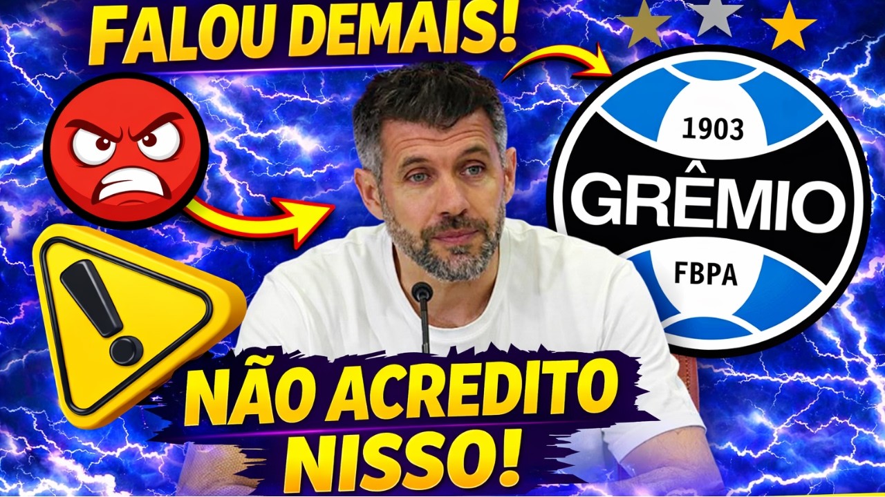 ELE TEVE CORAGEM, NÃO ACREDITO ! VEJA O QUE O TÉCNICO DO INTER ACABOU DE FALAR DO GRÊMIO !