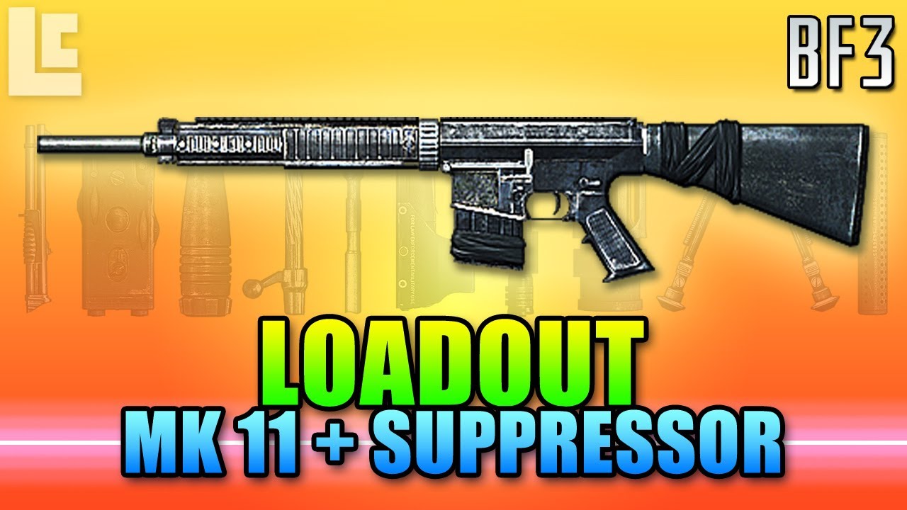 Loadout - MK11 MOD 0, Supperssor, G17C (Battlefield 3 Gameplay/Commentary)