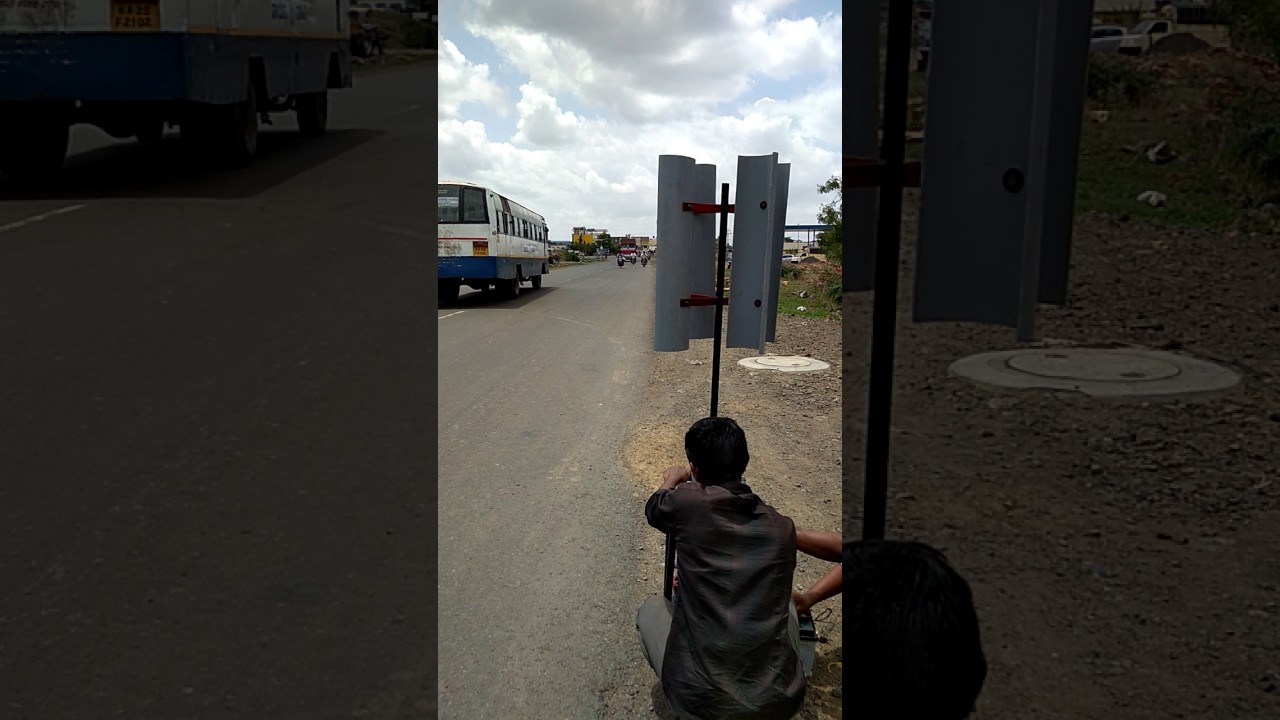 Highway wind turbine BE project (BGMIT CLG MUDHOL)