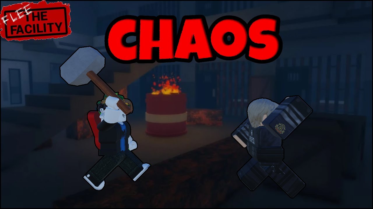 Complete CHAOS❗ In Roblox Flee The Facility❗