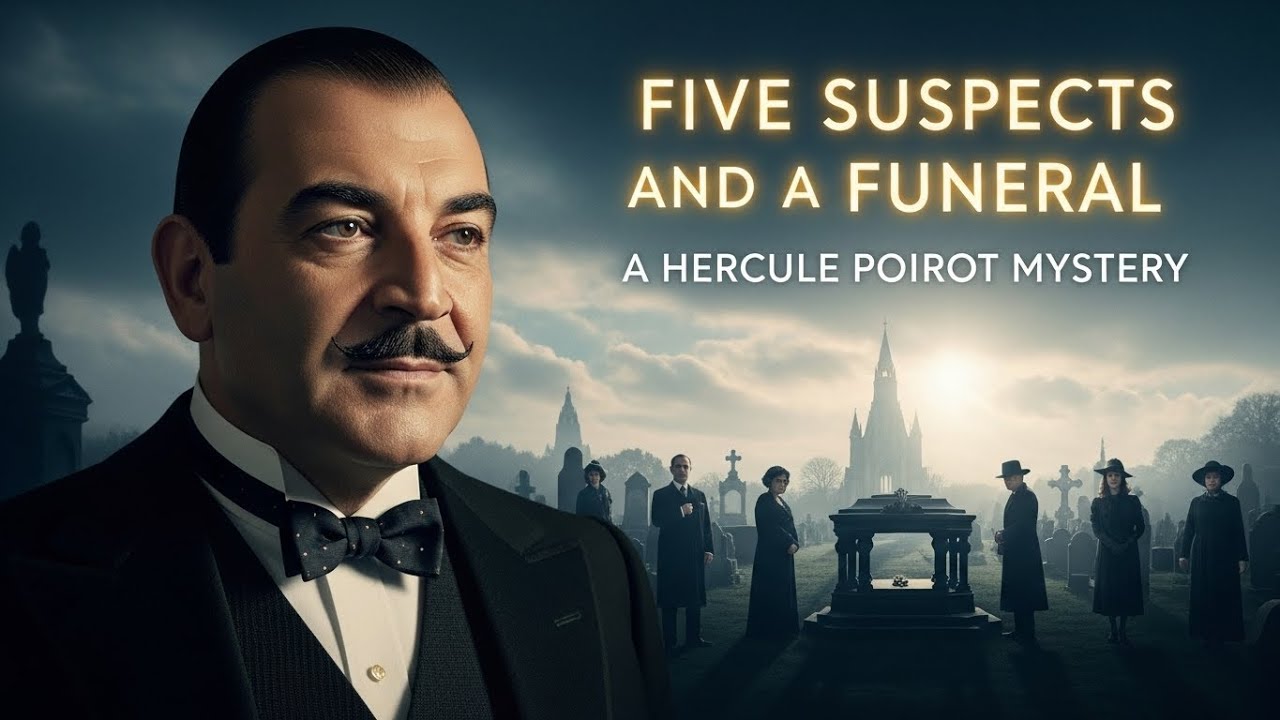 Five Suspects and a Funeral | A Hercule Poirot Mystery | Classic Detective Story
