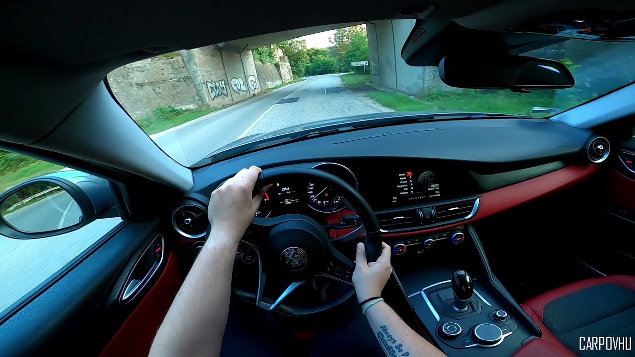 2017 Alfa Romeo Giulia  2.0 200 LE  Petrol/Benzin Hungarian POV Drive