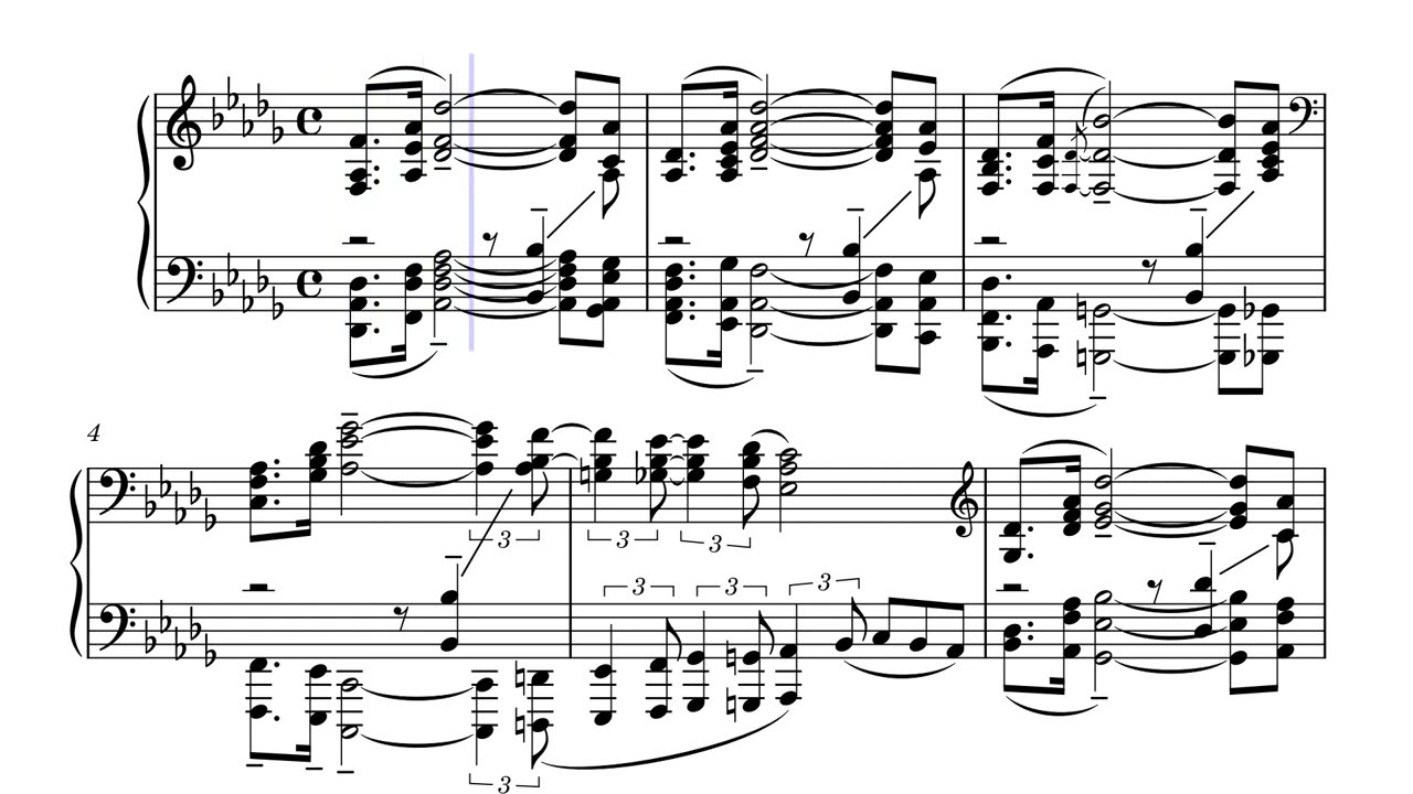 Prelude in D-flat major, Op.32 No.13 – Sergei Rachmaninoff