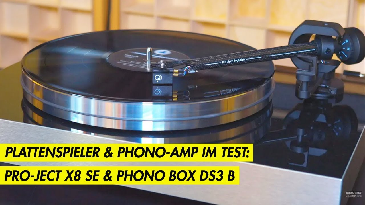 Pro-Ject X8 SE Plattenspieler & Phono Box DS3 B im Test - Klingt symmetrisch (True Balanced) besser?