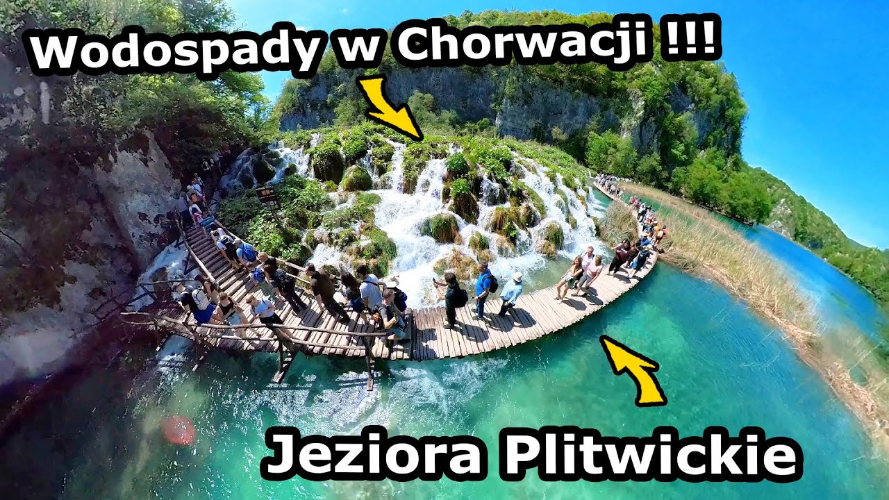 Jeziora Plitwickie - Chorwacja !!! - Najpiękniejsze Wodospady w Europie! *Start od ENTRANCE 2 #1053