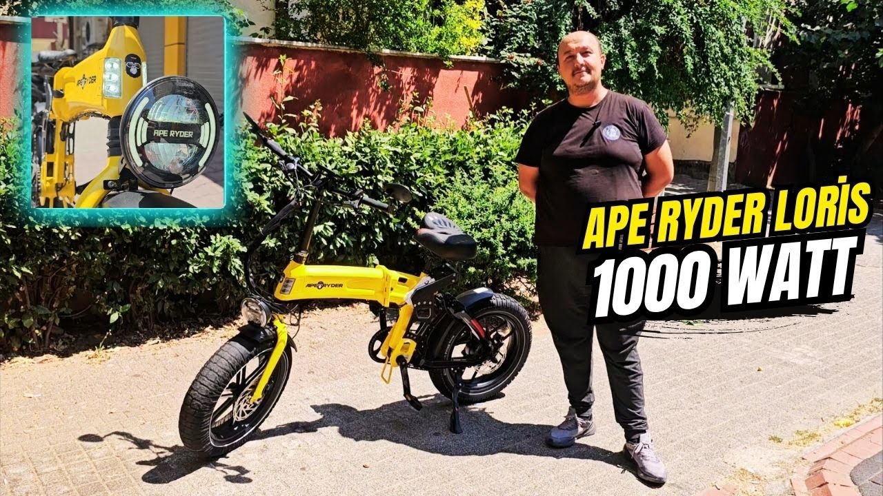 1000 Watt Motor Gücü ile Ape Ryder Loris İnceleme ve Tanıtım #elektriklibisiklet