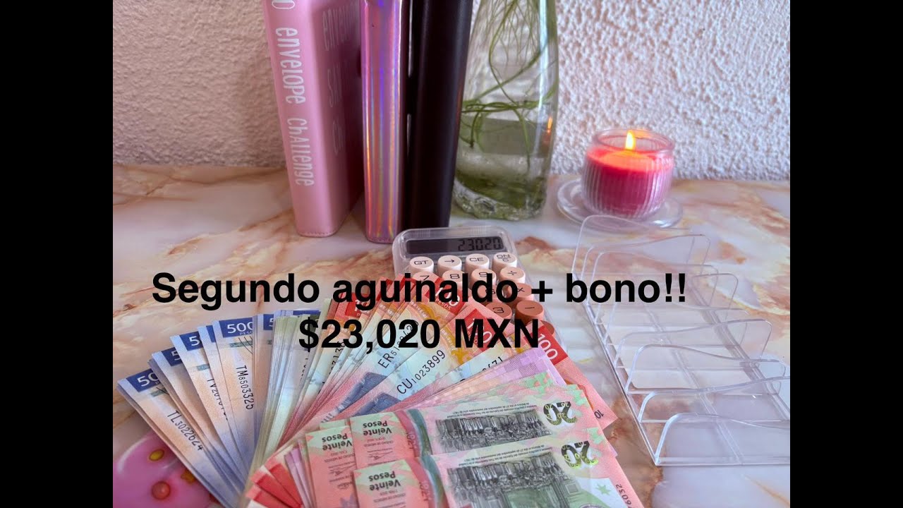 Segundo Aguinaldo + Bono $23,020, Gastos Fijos & Variables!! #cashstuffing #100challenge #gastos