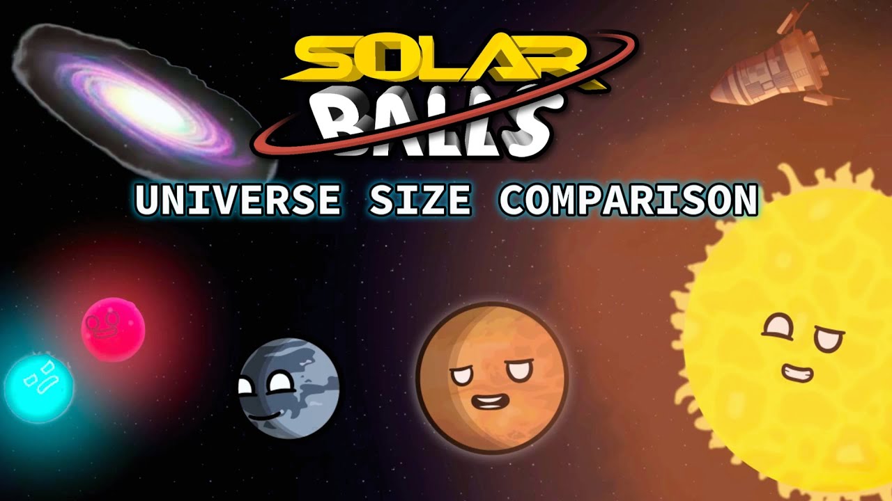 SolarBalls Universe Size Comparison