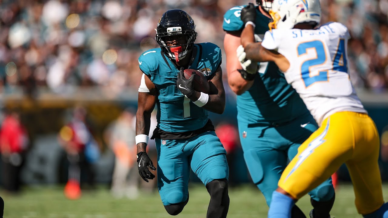 Travis Etienne&rsquo;s Best Runs From 2-TD Game vs. Chargers | Week 11 | Jacksonville Jaguars