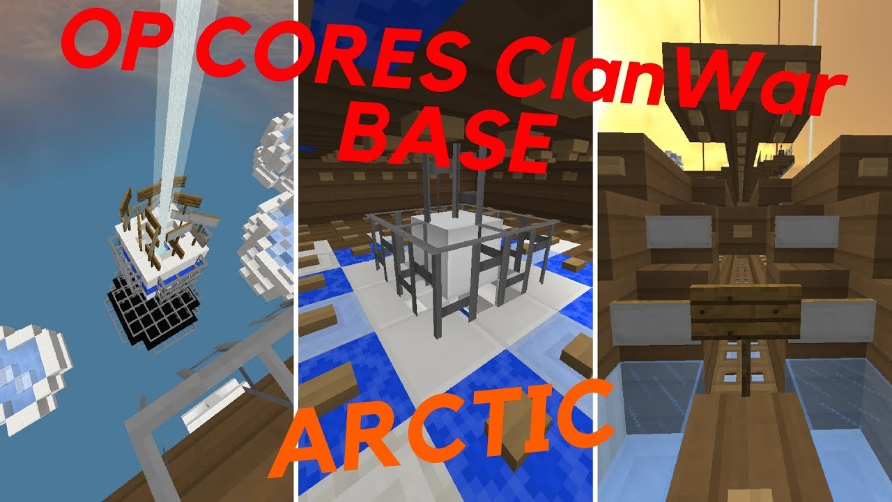 ● OP Cores CW Base auf Arctic || Cores CW TIPPS || Minecraft Cores ClanWar [CW] Base ●