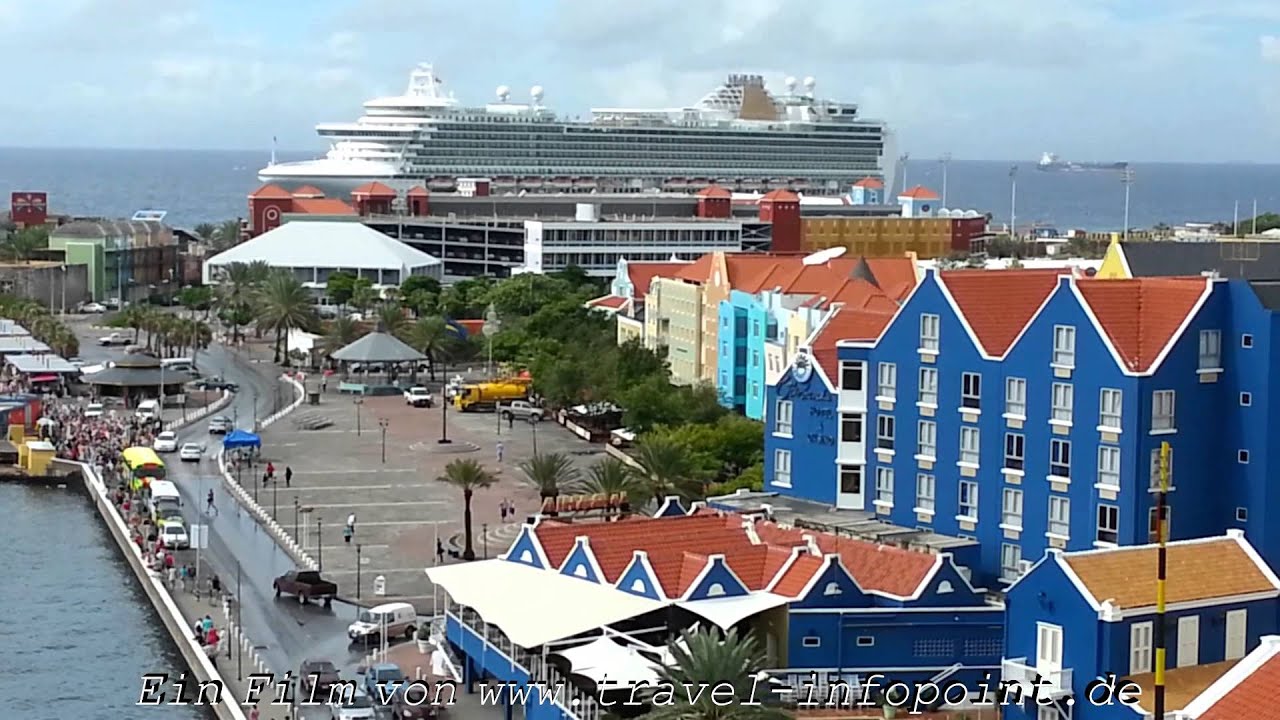 Curacao / Willemstad, Blick von der AIDAluna, Teil 4: AIDAluna Kreuzfahrt östliche Karibik (11/2013)