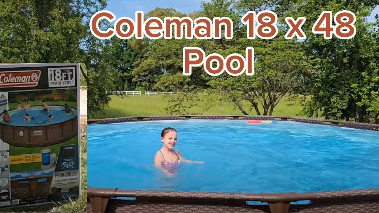 Coleman / Bestway 18 x 48 Power Steel Pool Install