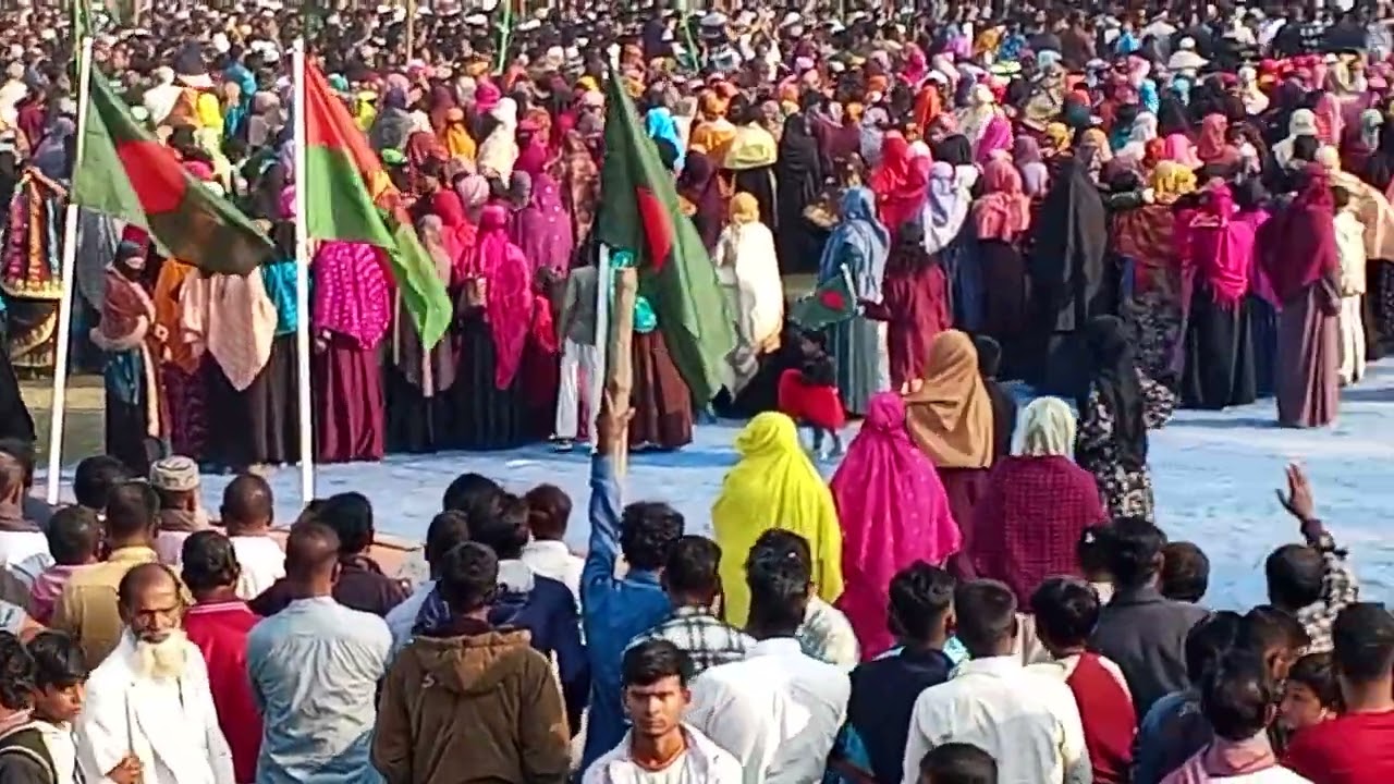রাজাপুর পাইলট মাঠে বিএনপির জামাল ভাইয়ের সমাবেশ